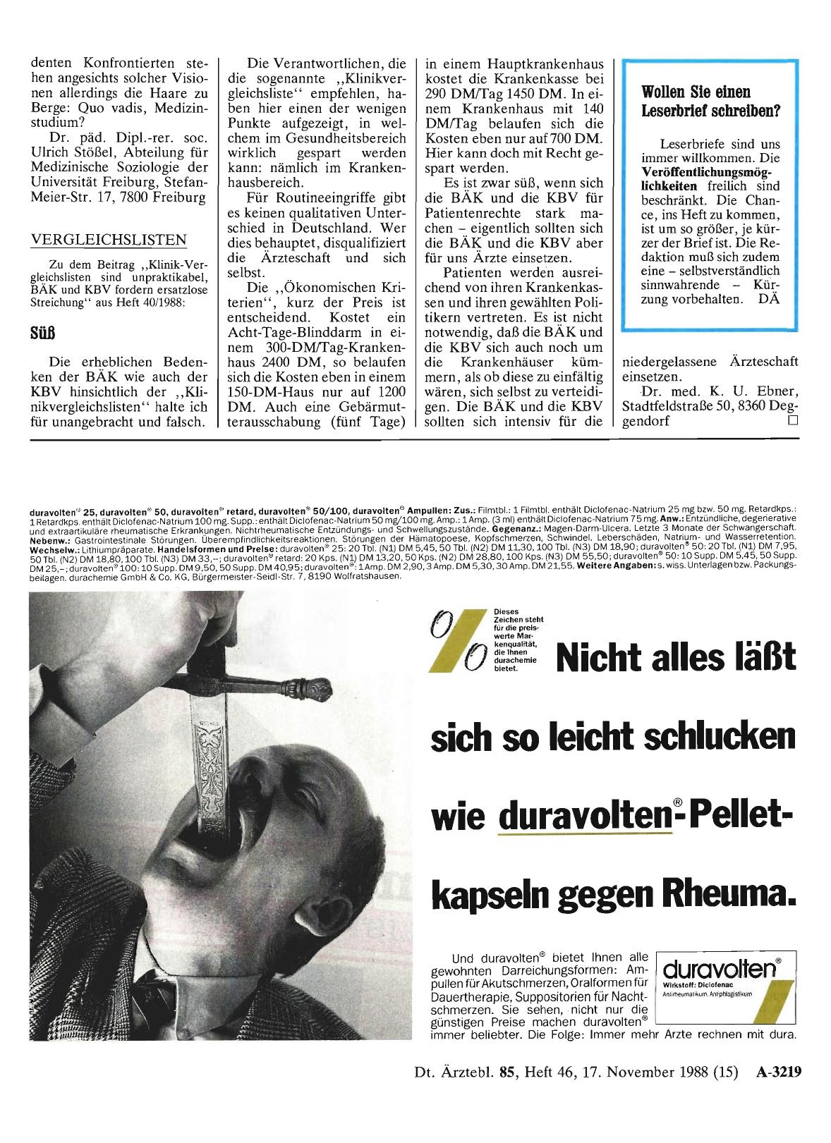 Vorschauseite 1: VERGLEICHSLISTEN: Süß