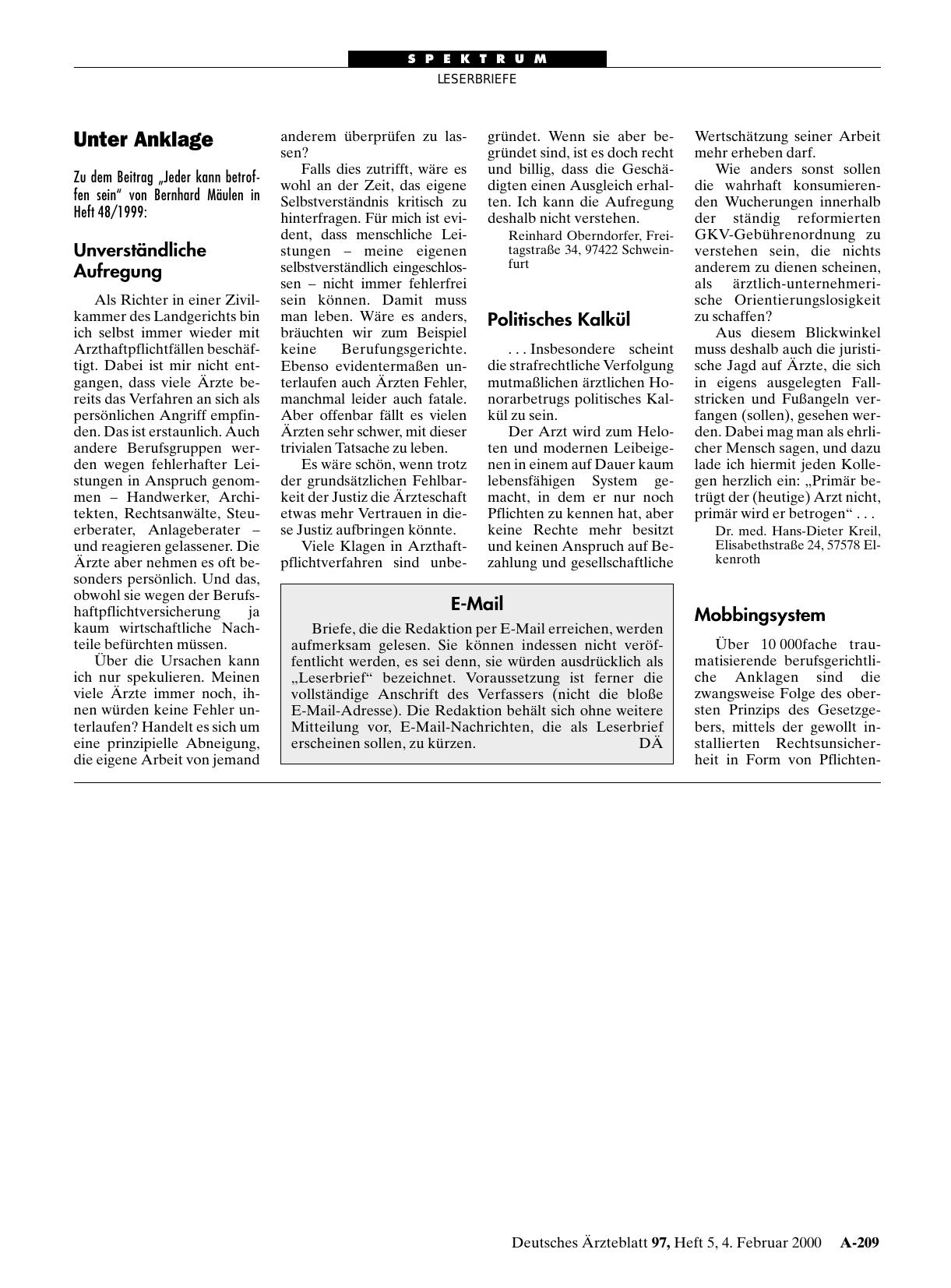 Vorschauseite 1: Unter Anklage: Mobbingsystem