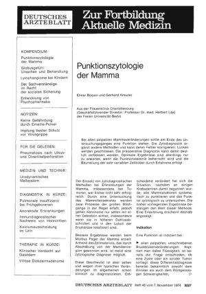 Vorschauseite 1: Punktionszytologie der Mamma
