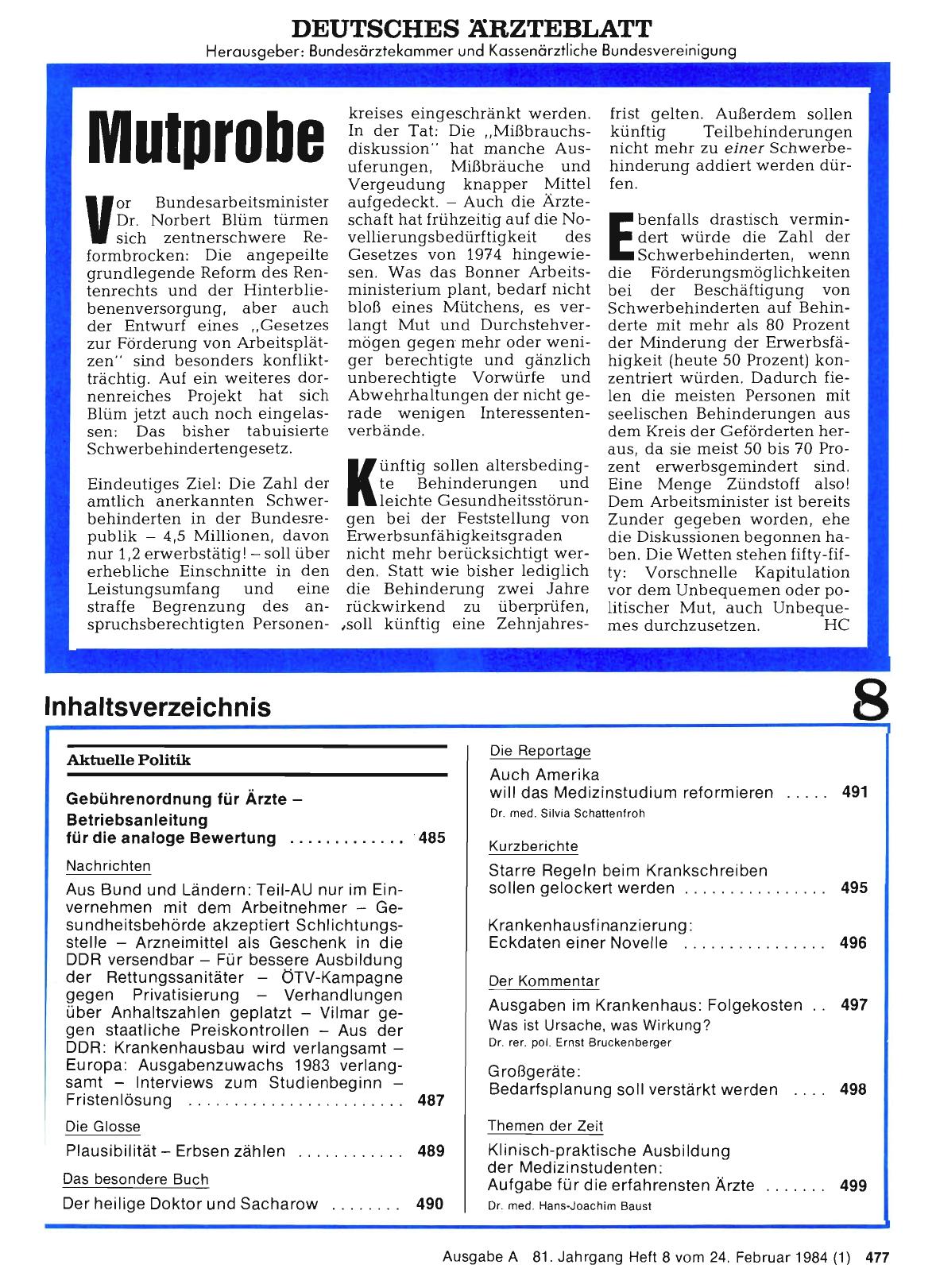 Vorschauseite 1: Mutprobe