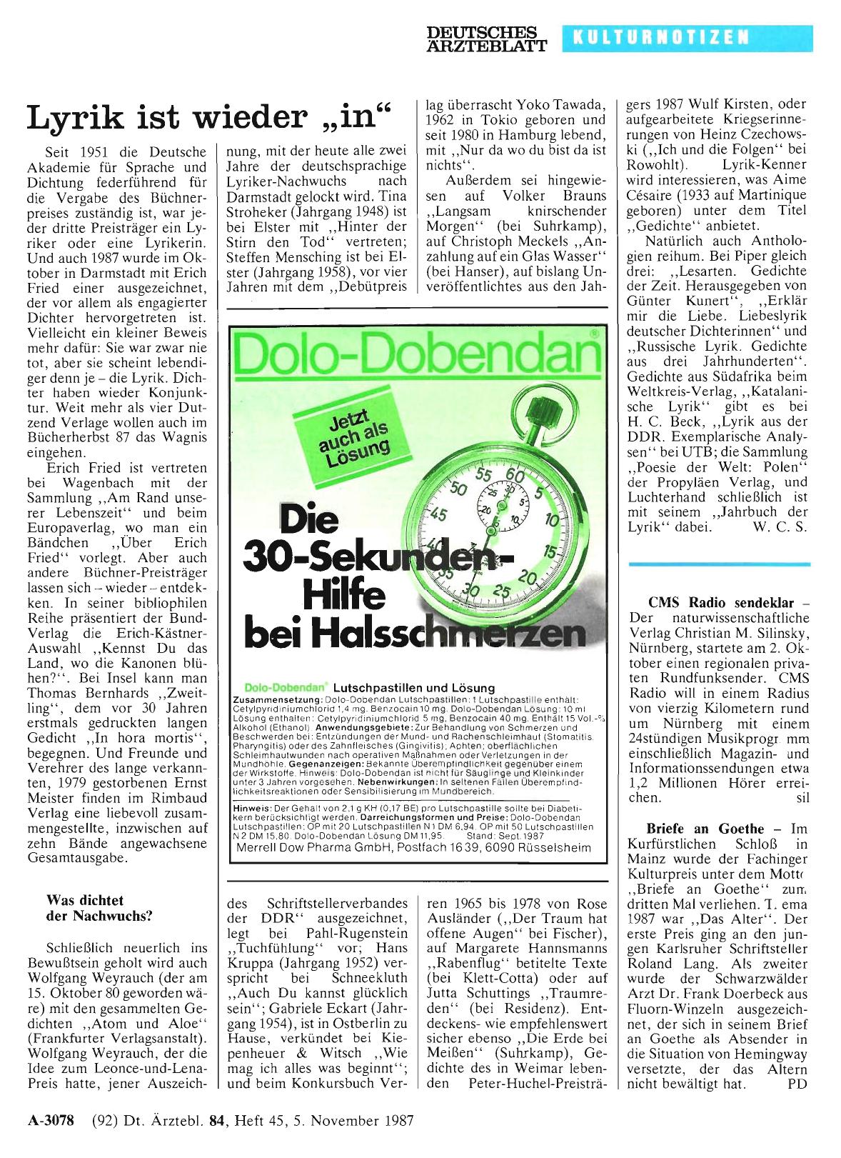 Vorschauseite 1: CMS Radio sendeklar