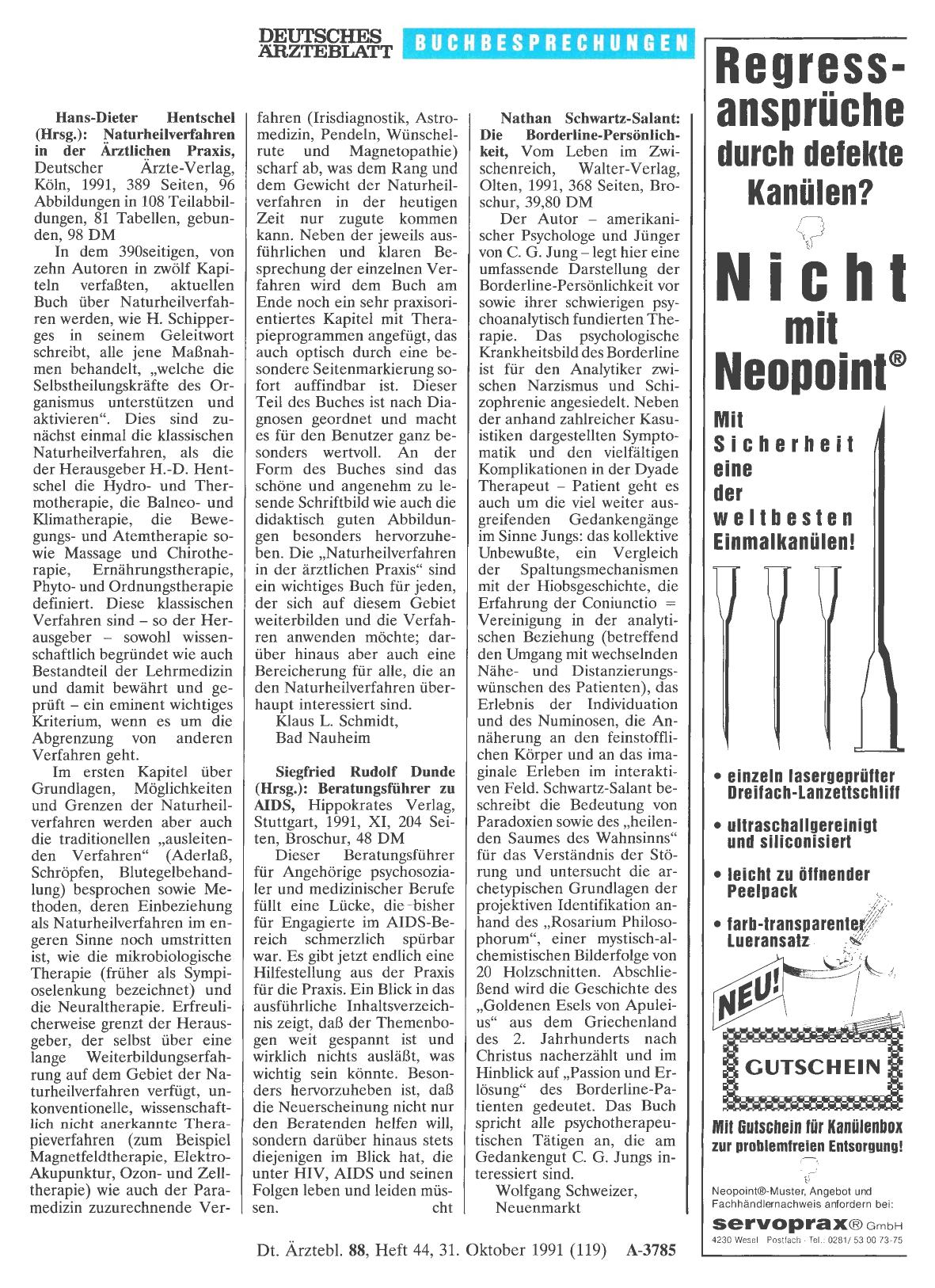Vorschauseite 1: Nathan Schwartz-Salant: Die Borderline-Persönlichkeit