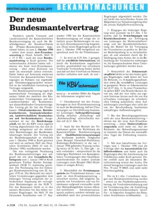 Vorschauseite 1: Der neue Bundesmantelvertrag
