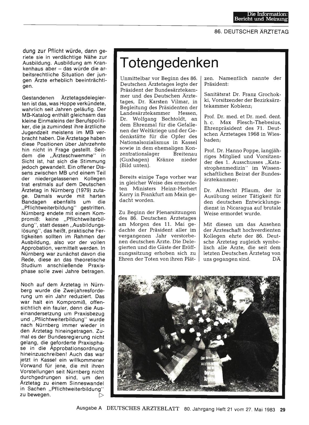Vorschauseite 1: Totengedenken