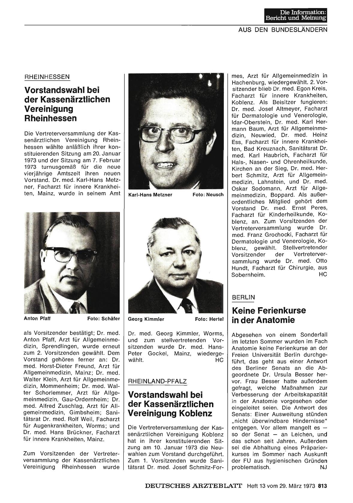 Vorschauseite 1: Berlin: Keine Ferienkurse in der Anatomie