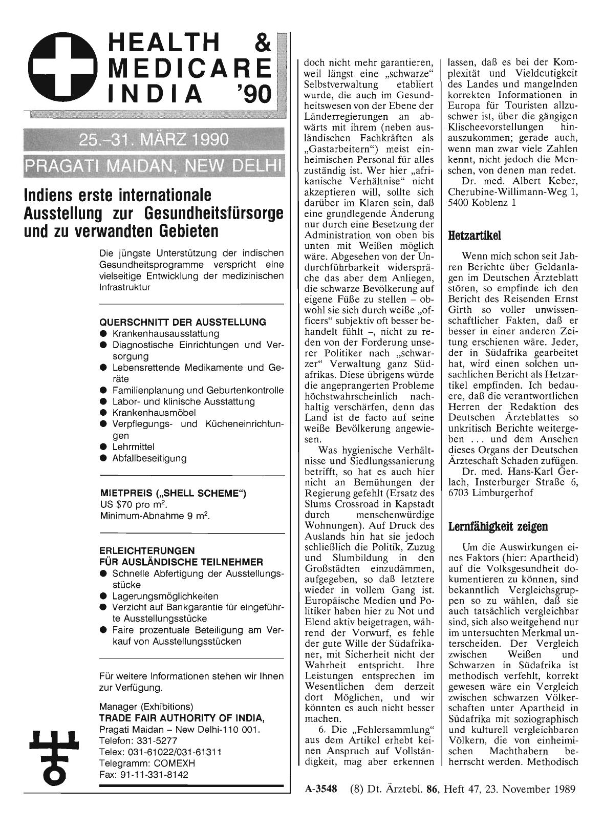 Vorschauseite 1: SÜDAFRIKA: Hetzartikel