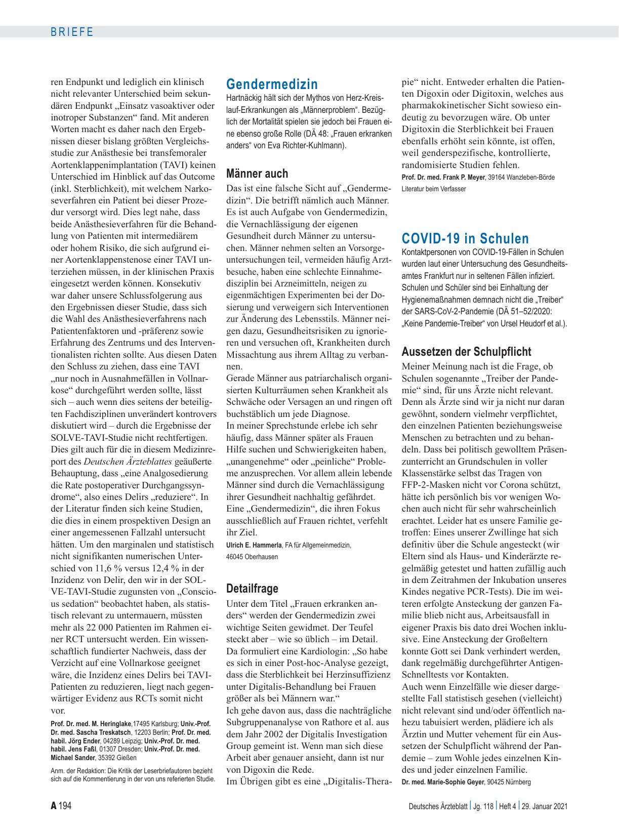 Vorschauseite 1: Gendermedizin: Männer auch