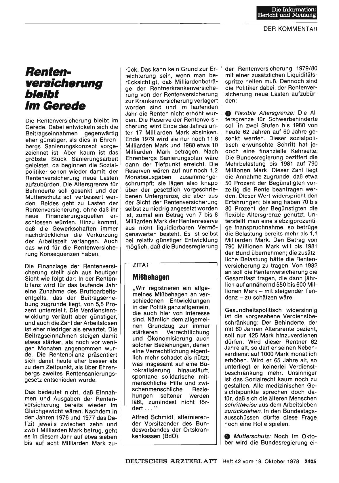 Vorschauseite 1: Mißbehagen
