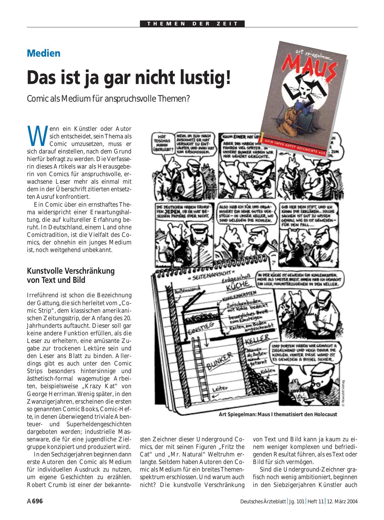 Vorschauseite 1: Medien: Das ist ja gar nicht lustig!