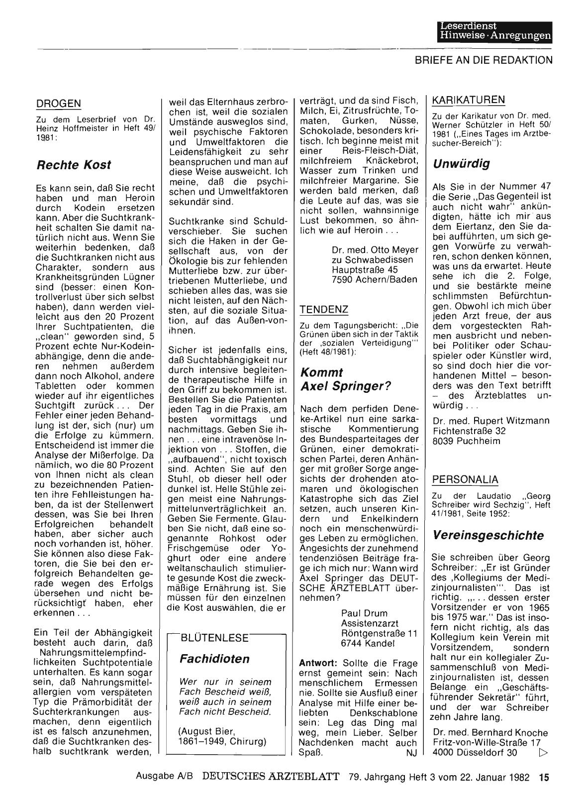 Vorschauseite 1: DROGEN: Rechte Kost