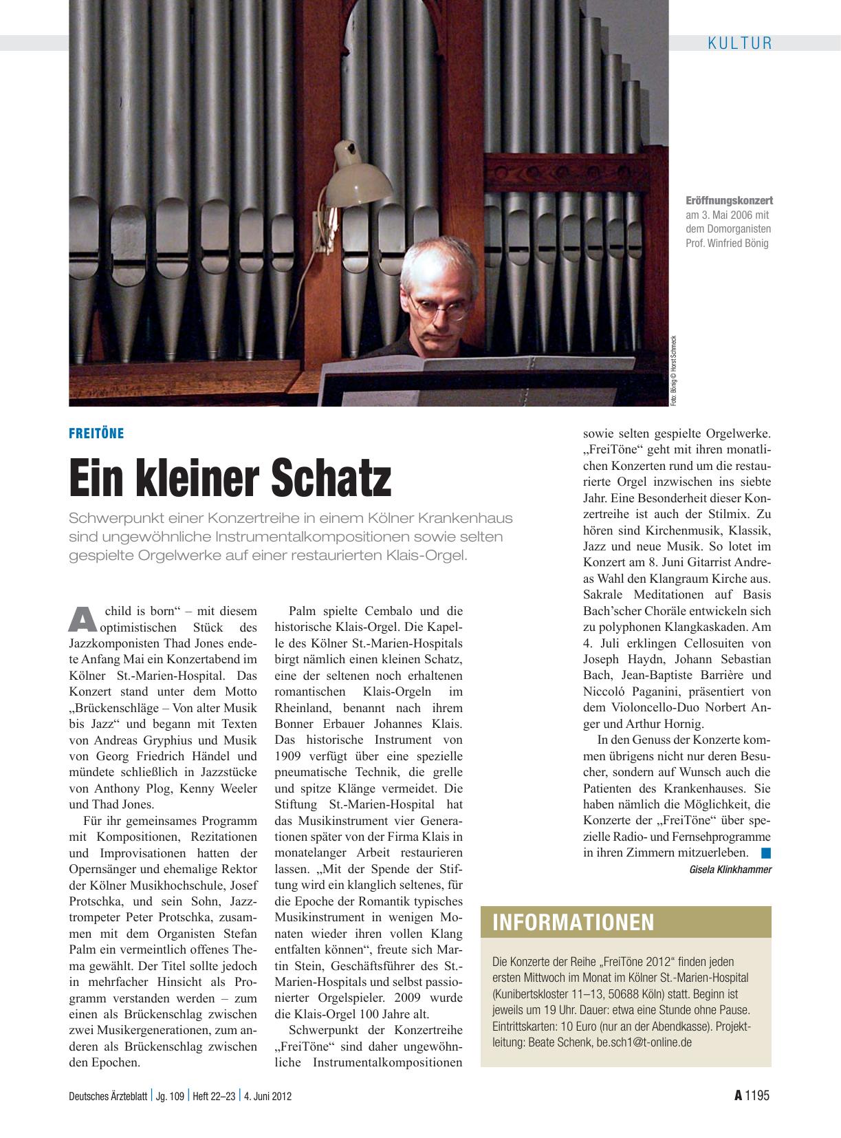 Vorschauseite 1: Freitöne: Ein kleiner Schatz