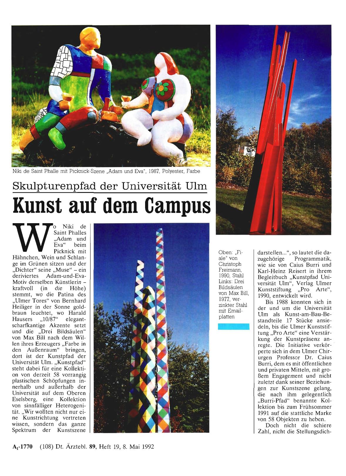 Vorschauseite 1: Skulpturenpfad der Universität Ulm: Kunst auf dem Campus