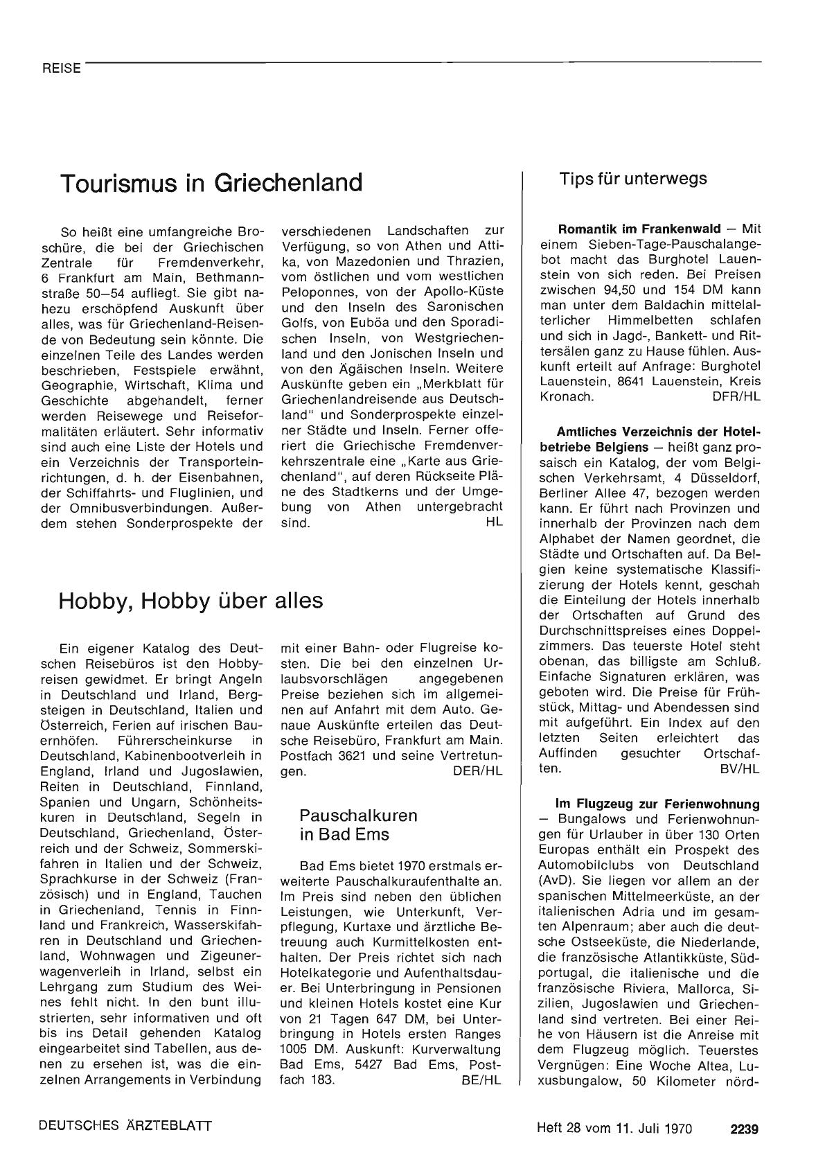 Vorschauseite 1: Hobby, Hobby über alles