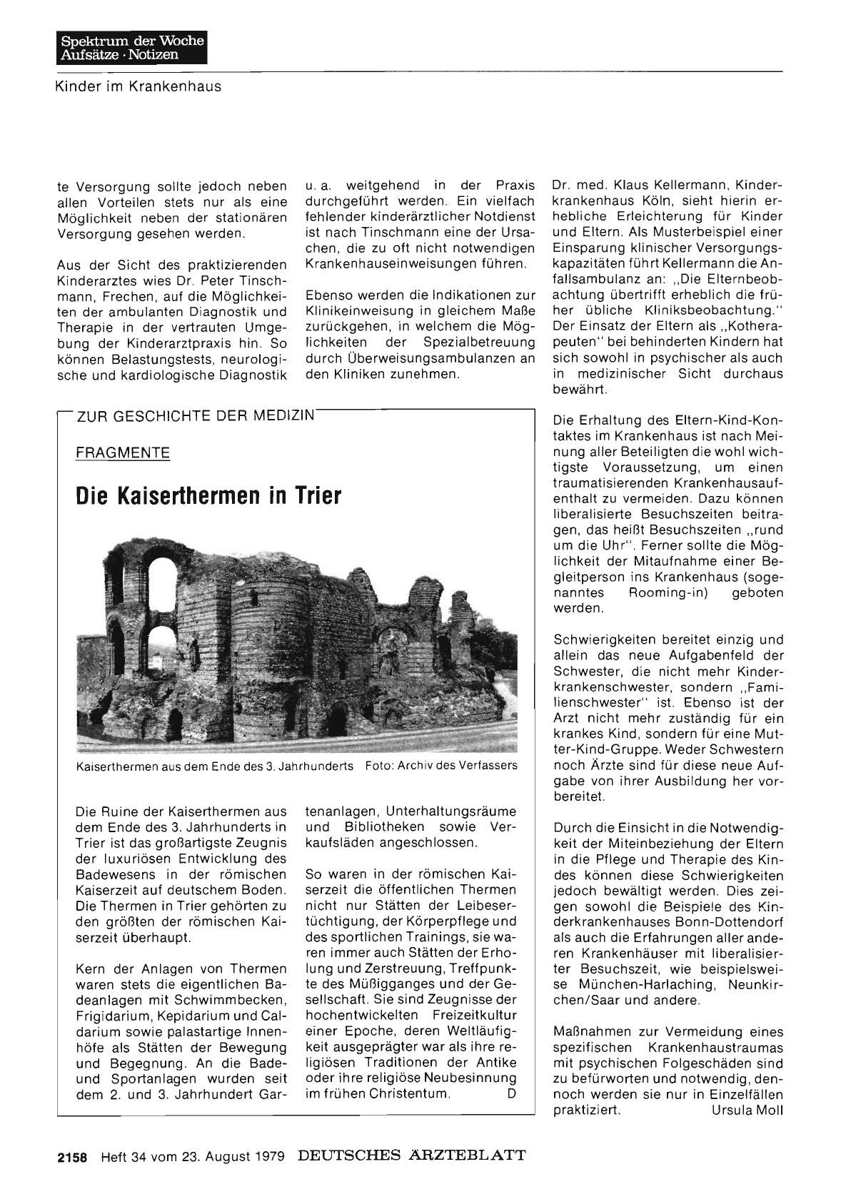 Vorschauseite 1: Fragmente: Die Kaiserthermen in Trier