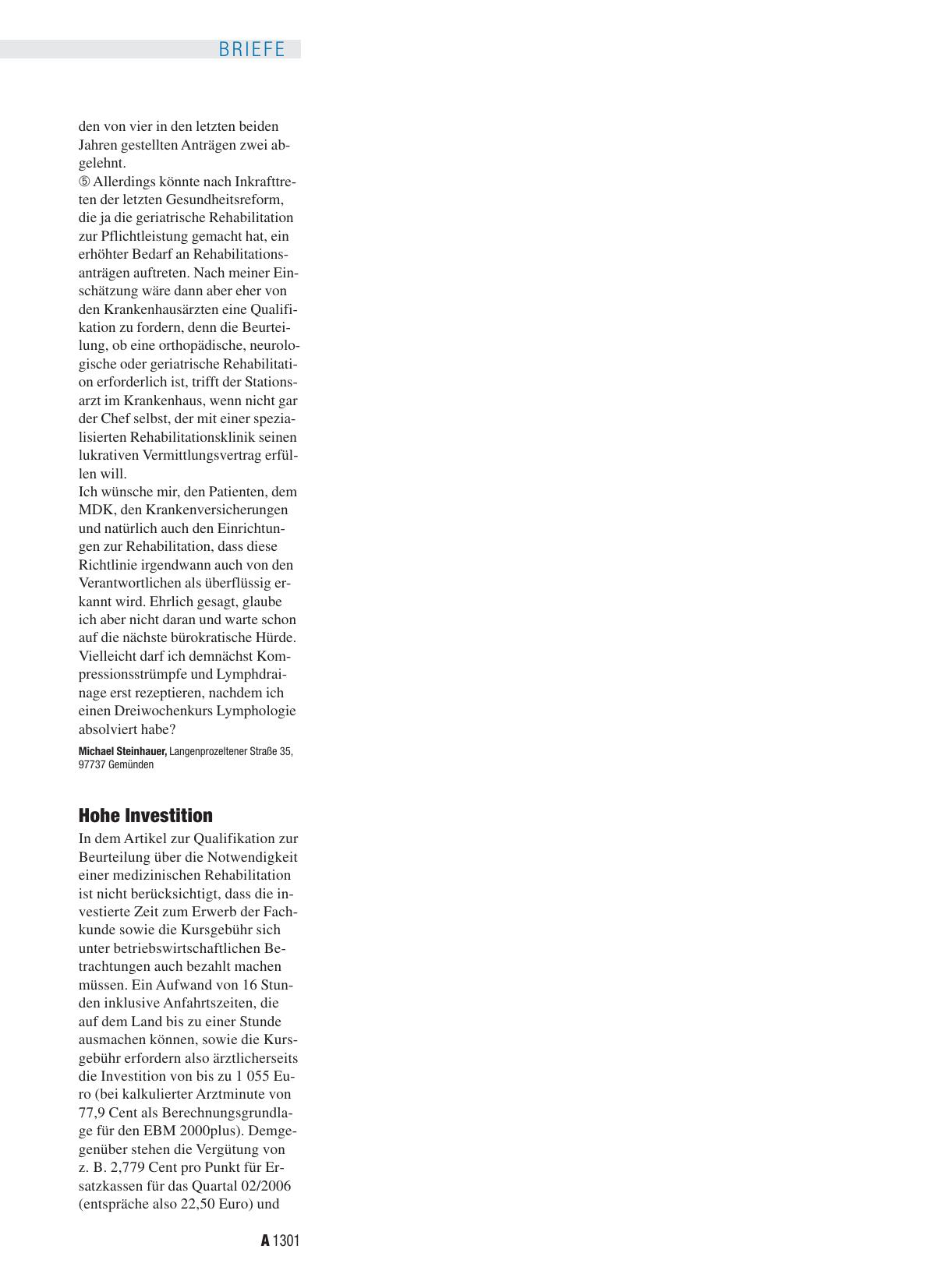 Vorschauseite 1: Richtlinie: Hohe Investition