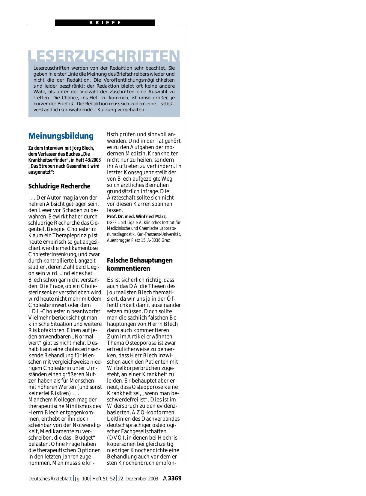 Vorschauseite 1: Meinungsbildung: Falsche Behauptungen kommentieren