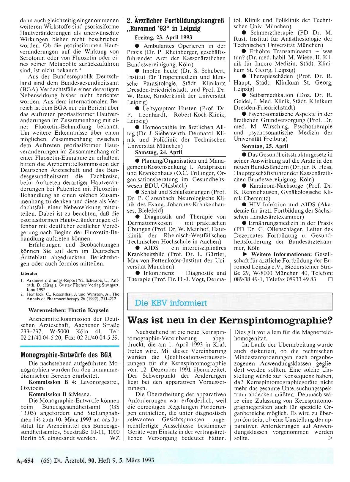 Vorschauseite 1: Was ist neu in der Kernspintomographie?