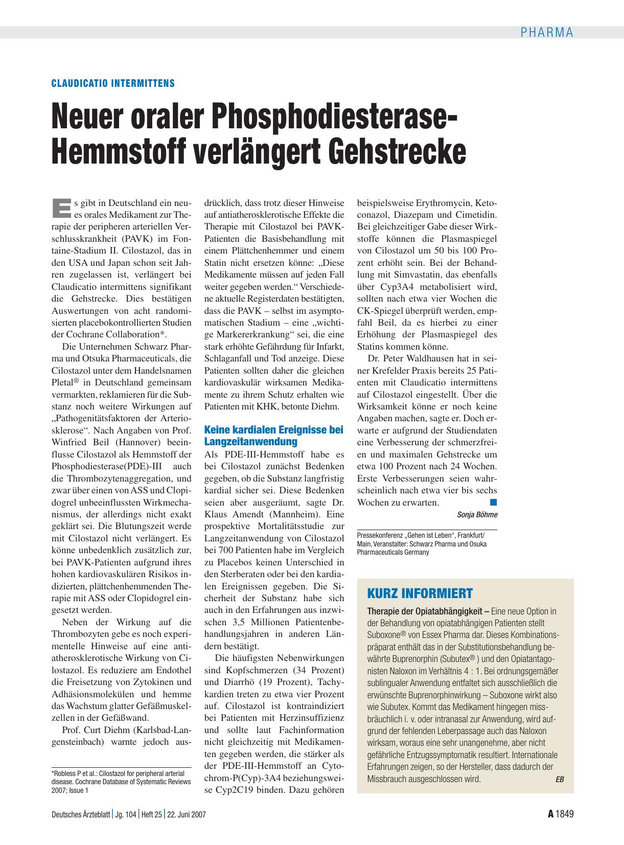 Vorschauseite 1: KURZ INFORMIERT