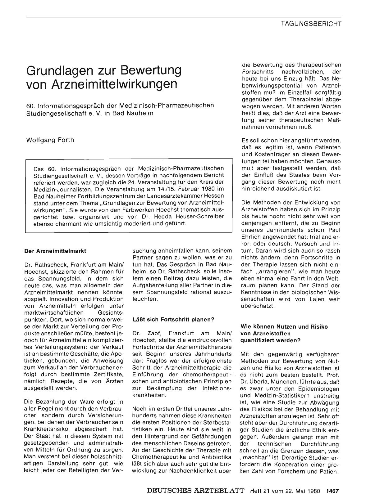 Vorschauseite 1: Grundlagen zur Bewertung von Arzneimittelwirkungen