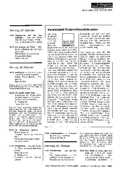 Vorschauseite 1: Programm