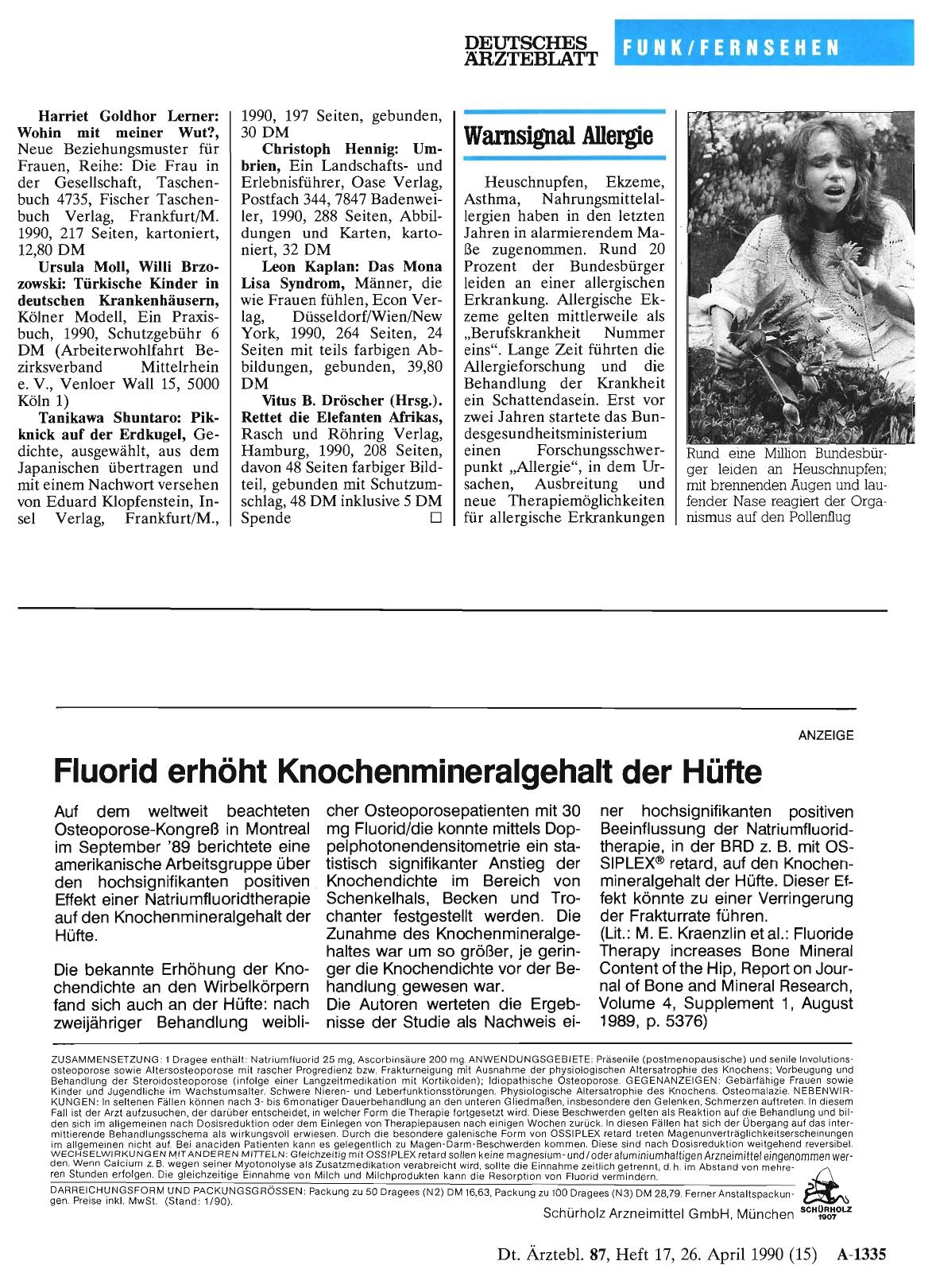 Vorschauseite 1: Warnsignal Allergie