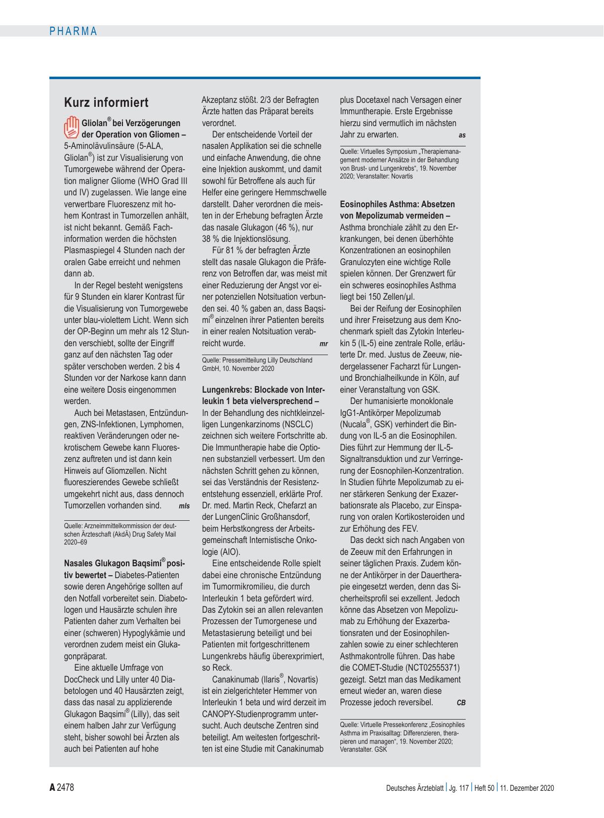 Vorschauseite 1: Kurz informiert