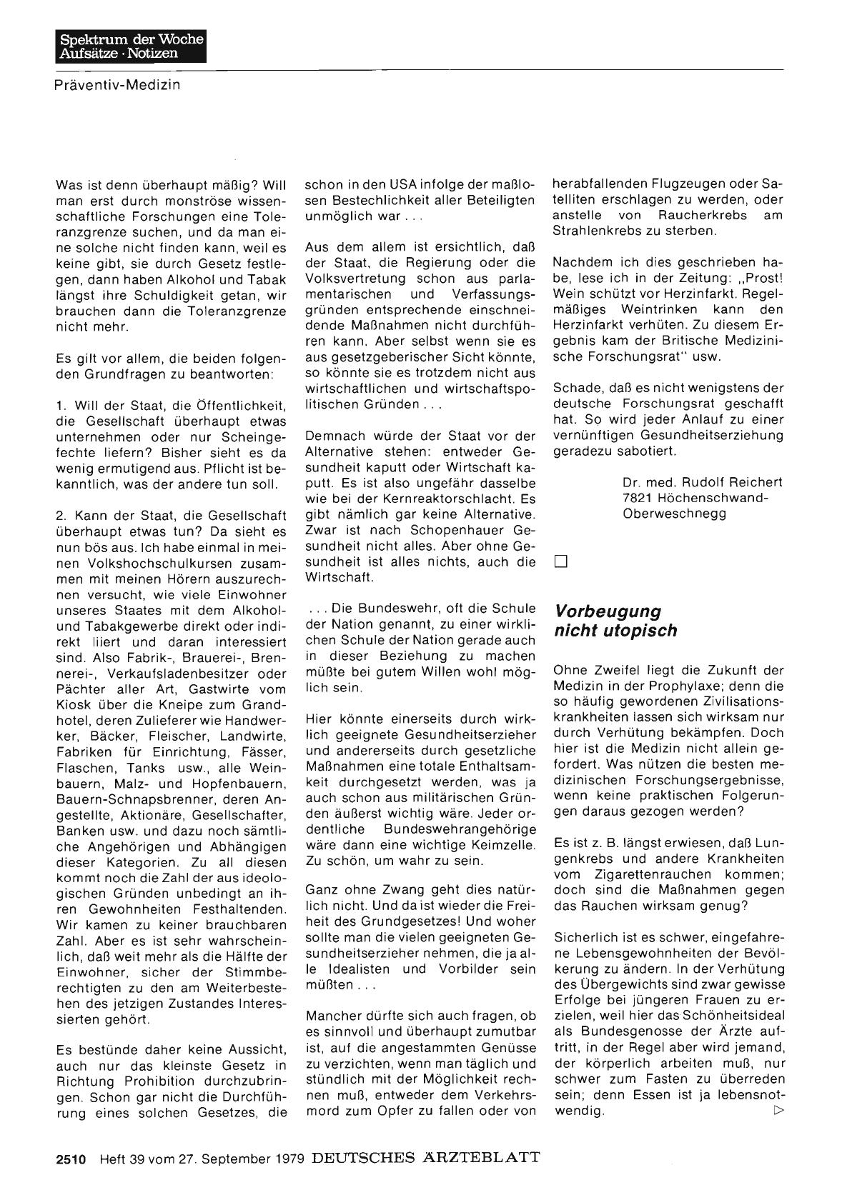 Vorschauseite 1: Stiefkind Präventiv-Medizin: Vorbeugung nicht utopisch
