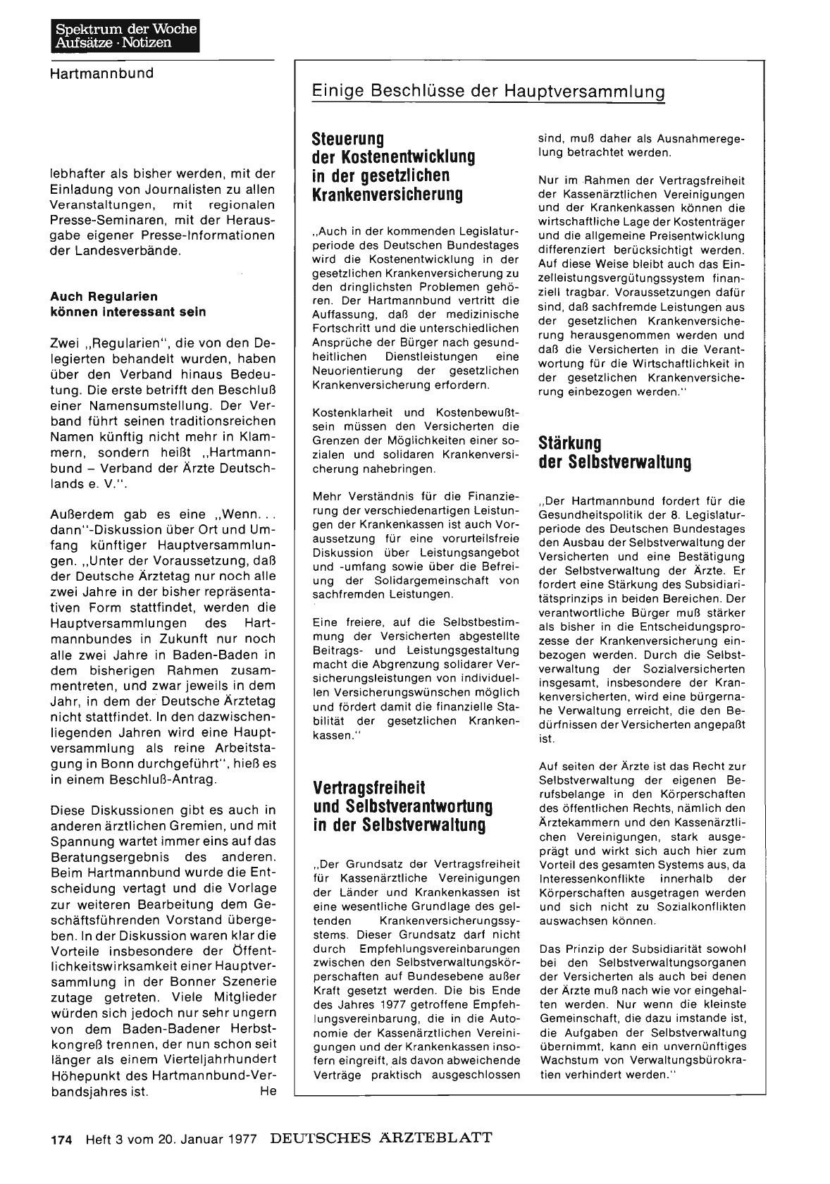 Vorschauseite 1: Einige Beschlüsse der Hauptversammlung