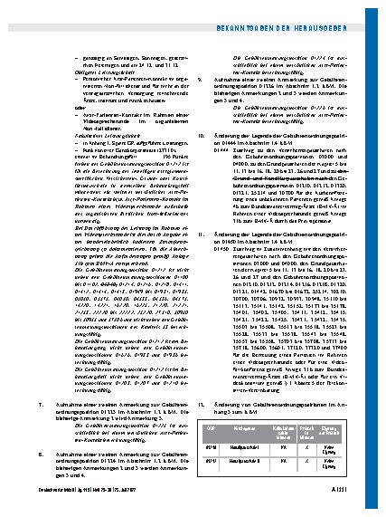 Vorschauseite 3: Beschluss des ergänzten Bewertungsausschusses nach § 87 Abs. 5a SGB V in seiner 80. Sitzung am 17. Juni 2022 zur Änderung des Einheitlichen Bewertungsmaßstabes (EBM)