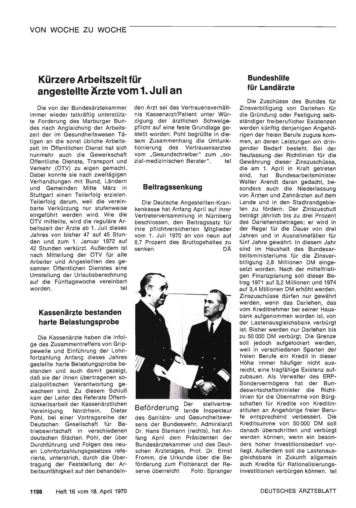 Vorschauseite 1: Beitragssenkung