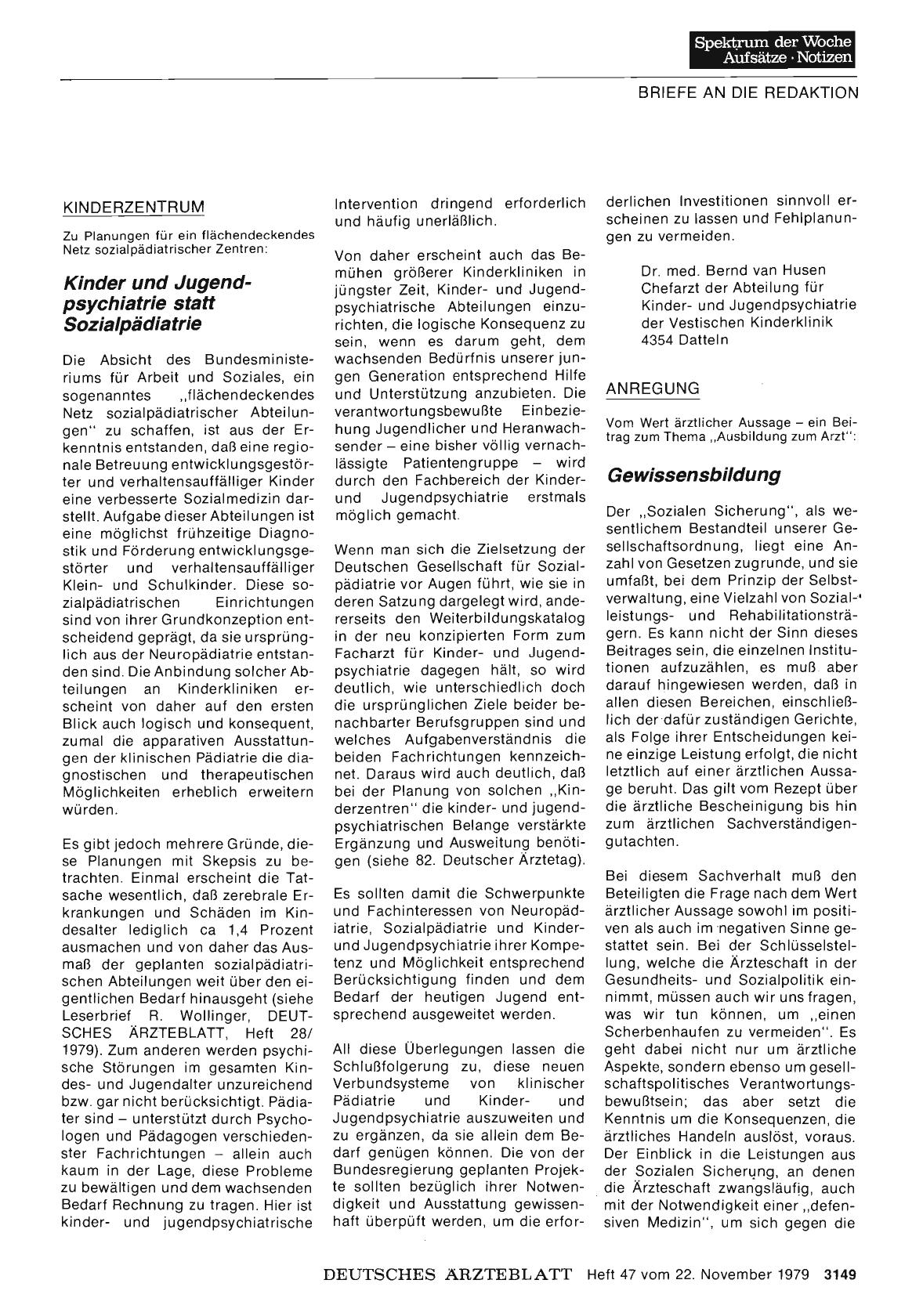 Vorschauseite 1: ANREGUNG: Gewissensbildung