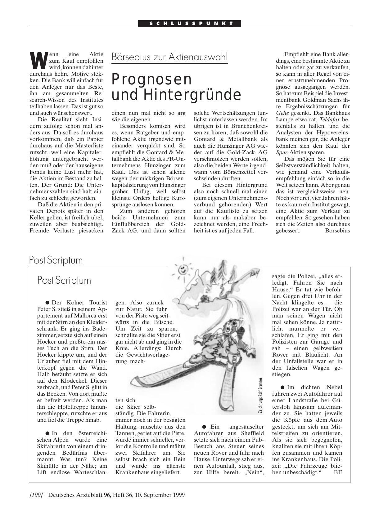 Vorschauseite 1: Börsebius zur Aktienauswahl: Prognosen und Hintergründe