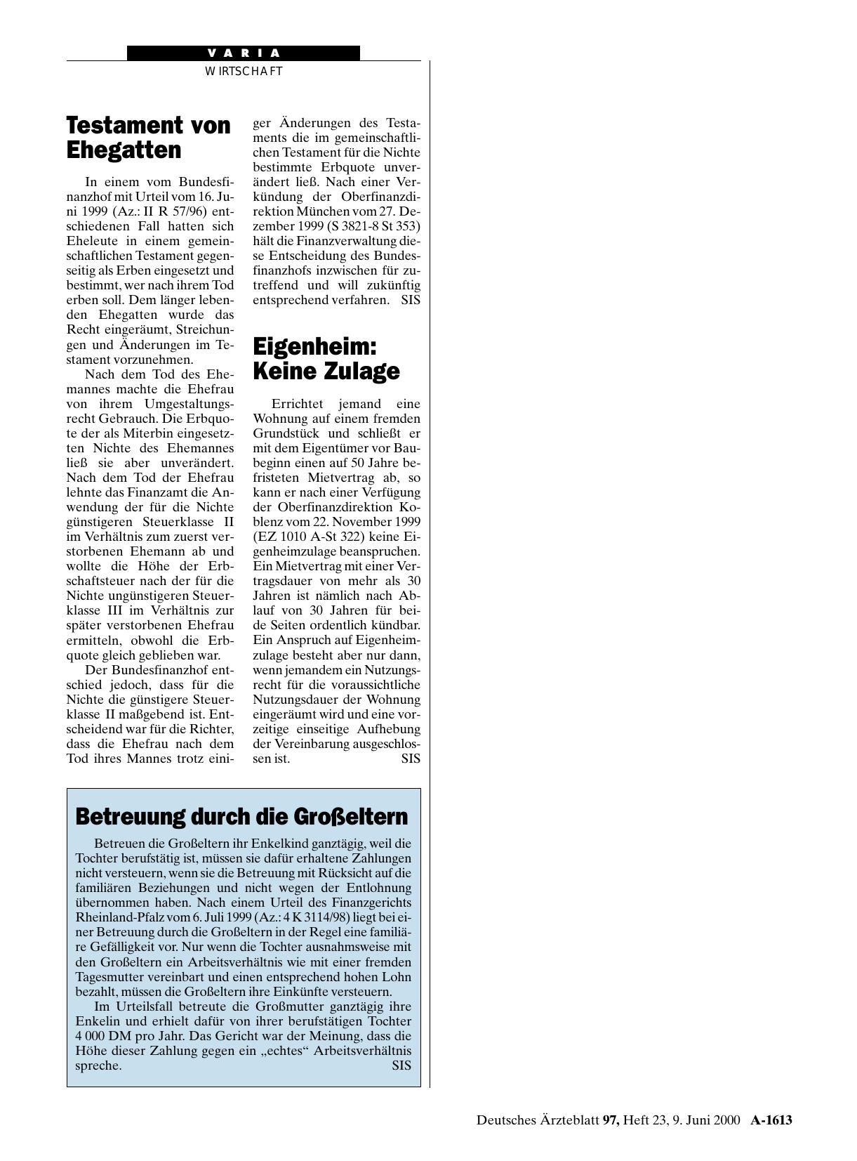 Vorschauseite 1: Betreuung durch die Großeltern