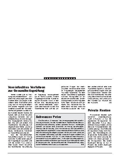 Vorschauseite 1: Schwarzer Peter