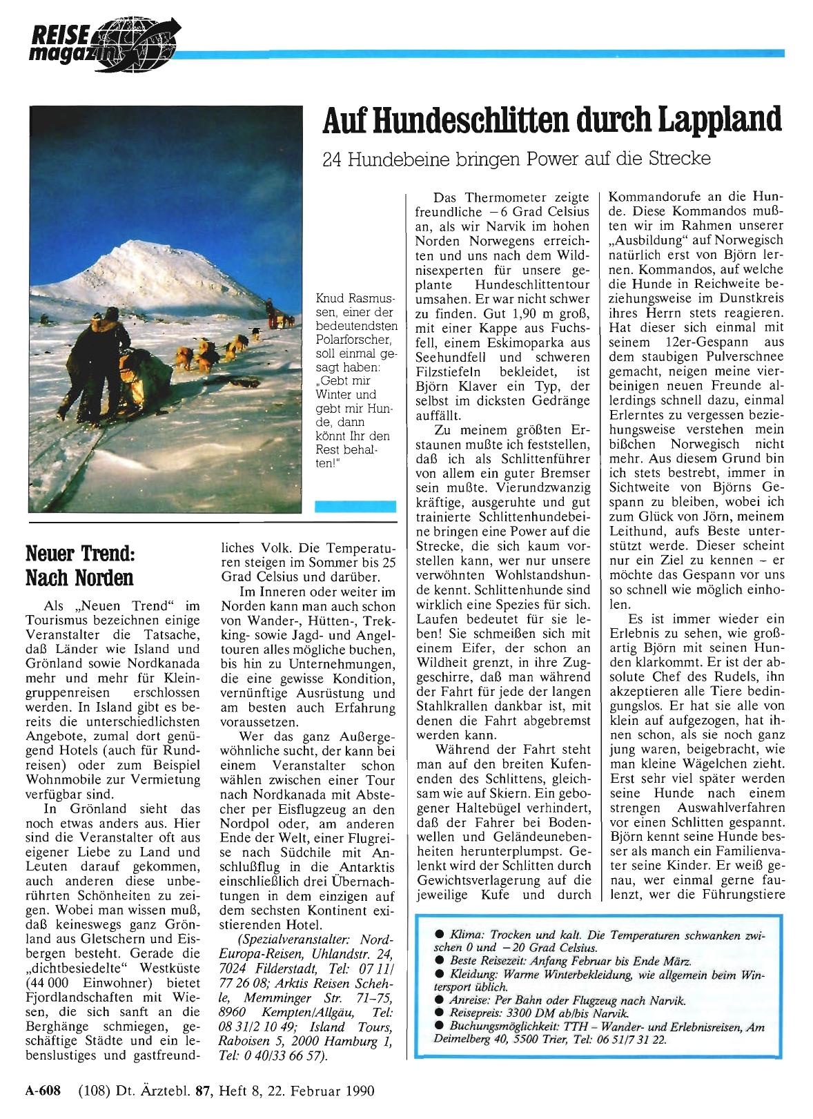 Vorschauseite 1: Auf Hundeschlitten durch Lappland