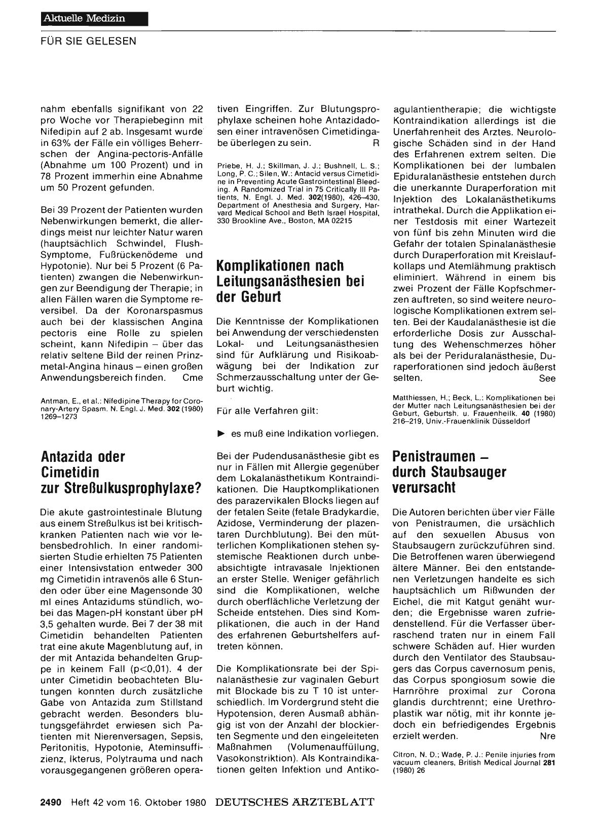 Vorschauseite 1: Komplikationen nach Leitungsanästhesien bei der Geburt