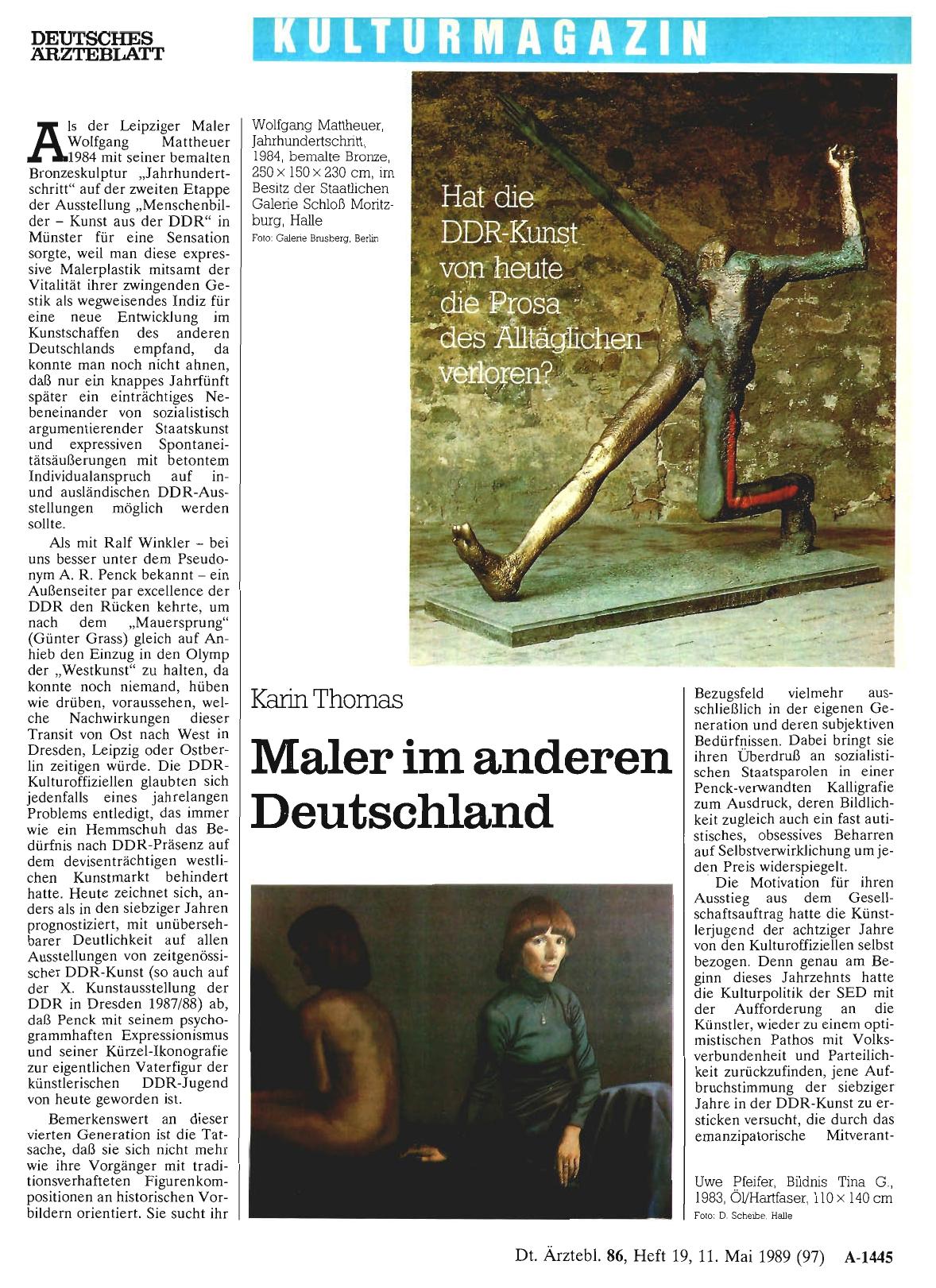 Vorschauseite 1: Maler im anderen Deutschland