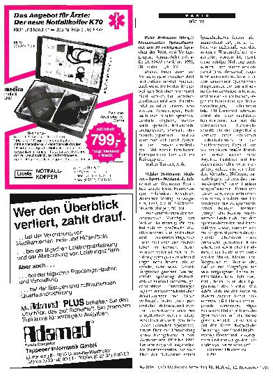 Vorschauseite 1: Wildor Hollmann: Medizin — Sport — Neuland