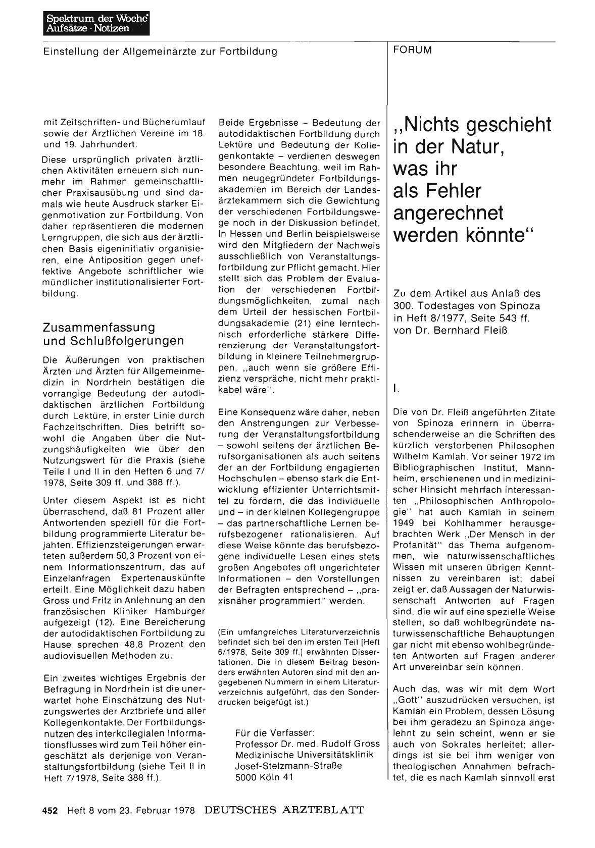 Vorschauseite 1: „Nichts geschieht in der Natur, was ihr als Fehler angerechnet werden könnte“
