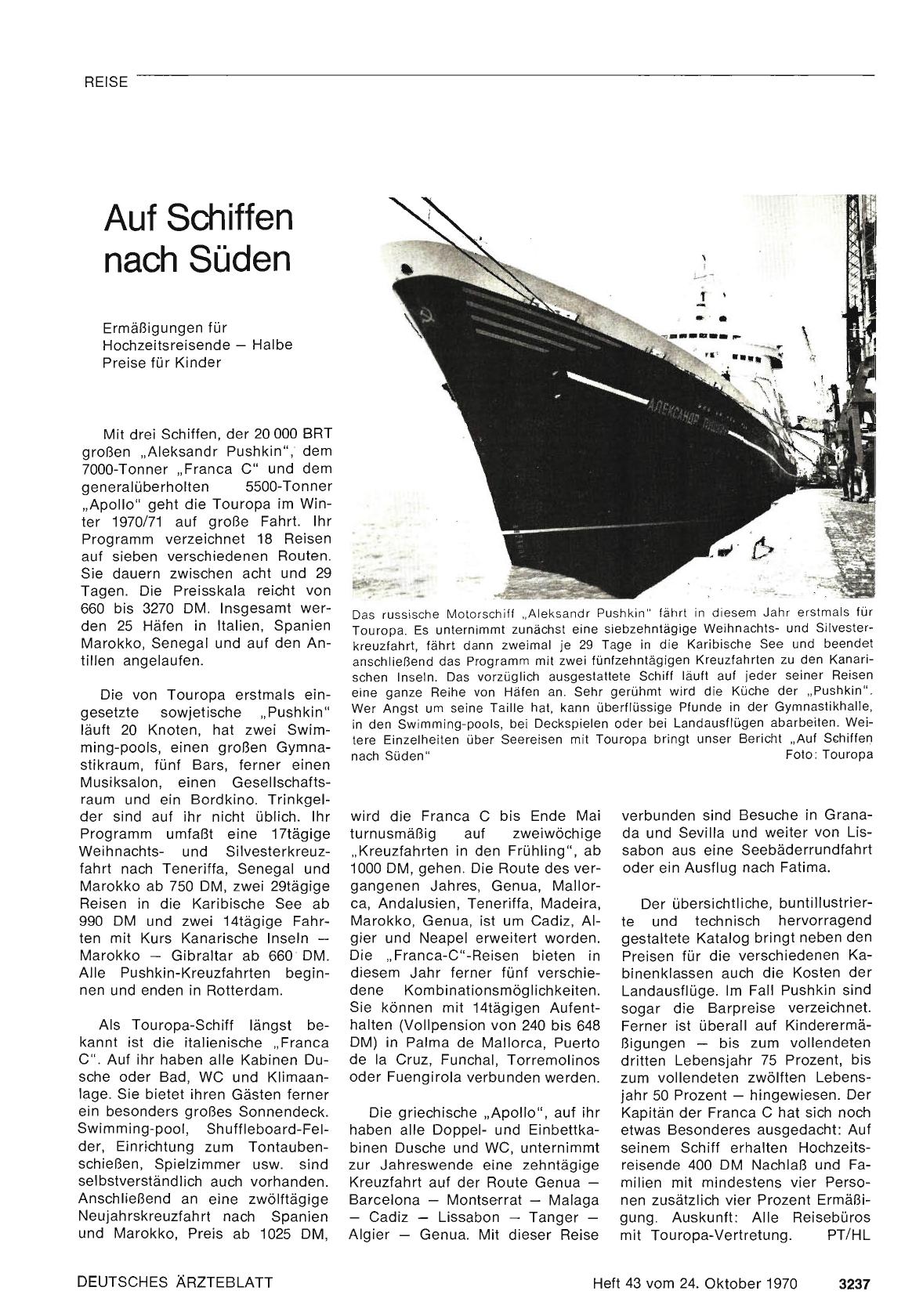 Vorschauseite 1: Auf Schiffen nach Süden