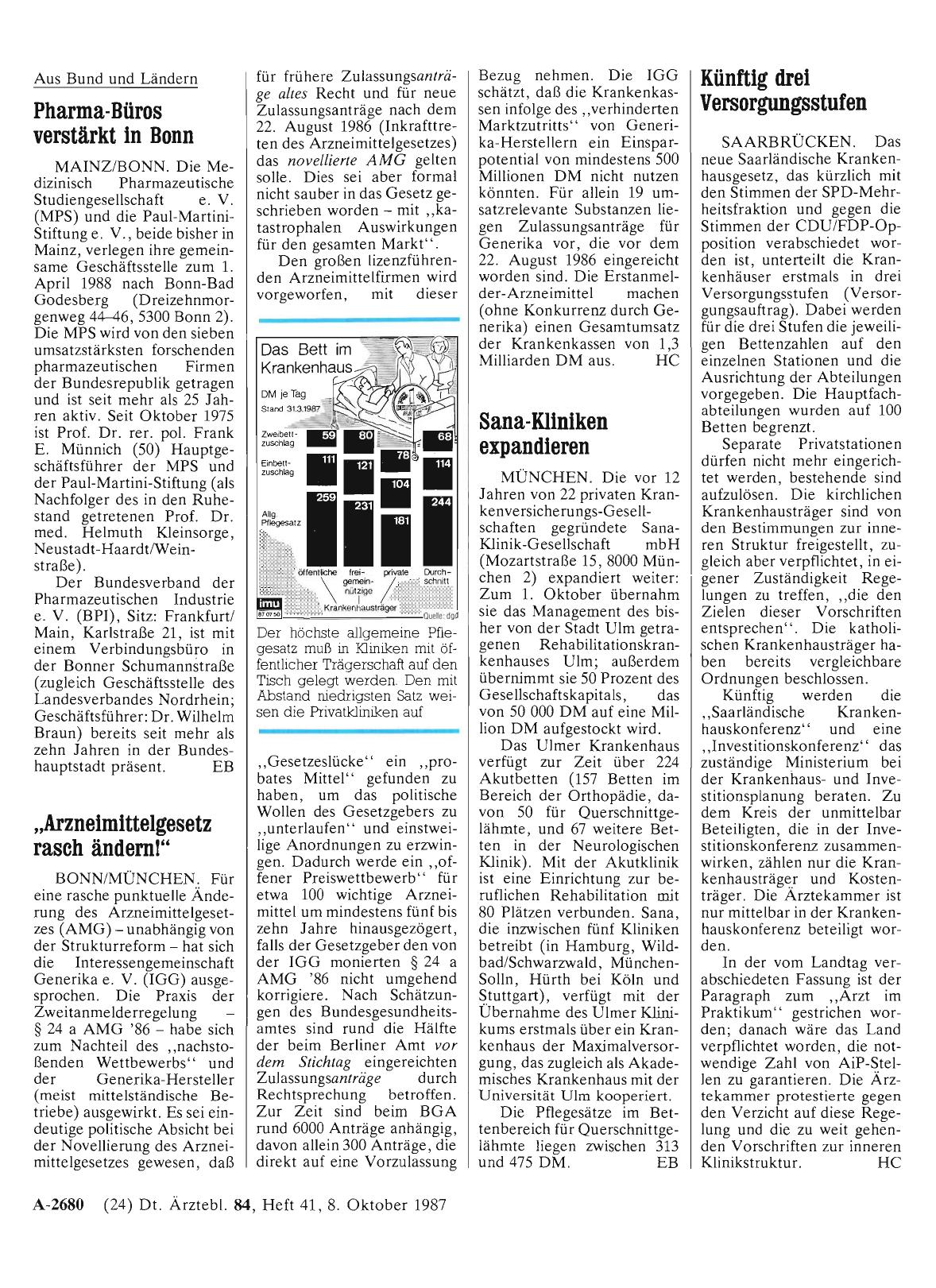 Vorschauseite 1: Sana-Kliniken expandieren