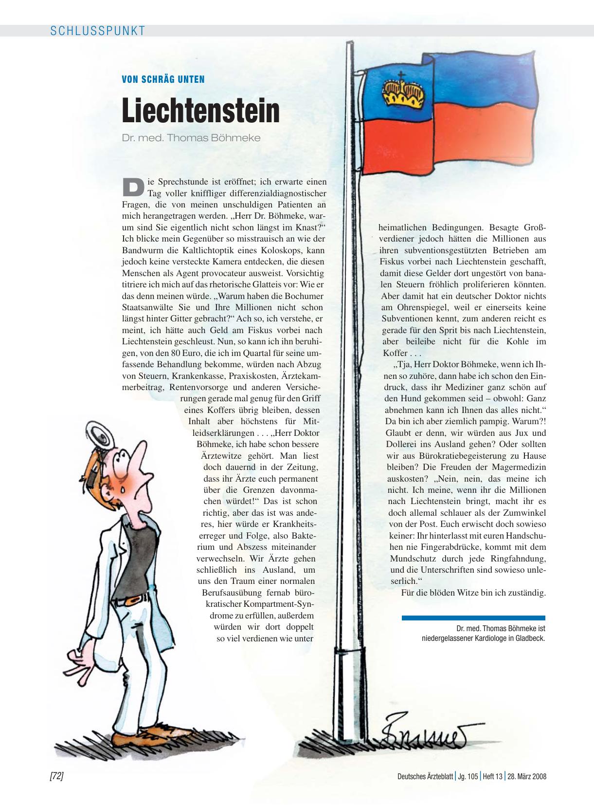 Vorschauseite 1: Von schräg unten: Liechtenstein