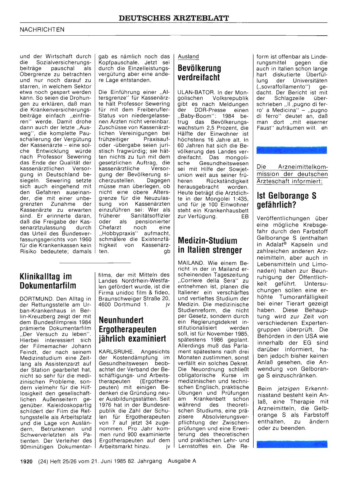 Vorschauseite 1: Neunhundert Ergotherapeuten jährlich examiniert