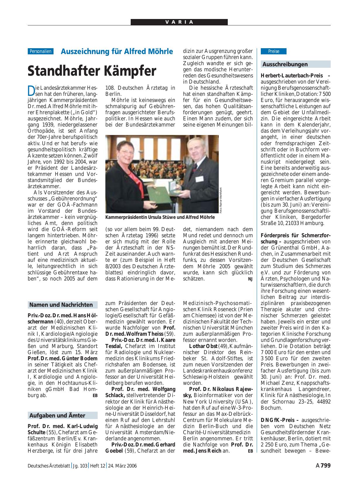 Vorschauseite 1: Aufgaben und Ämter