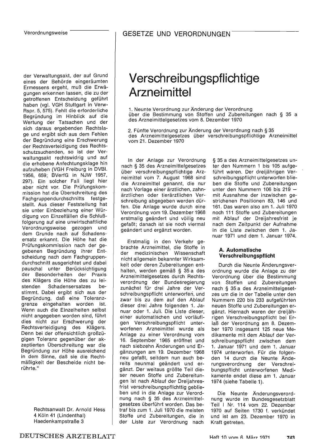 Vorschauseite 1: Verschreibungspflichtige Arzneimittel
