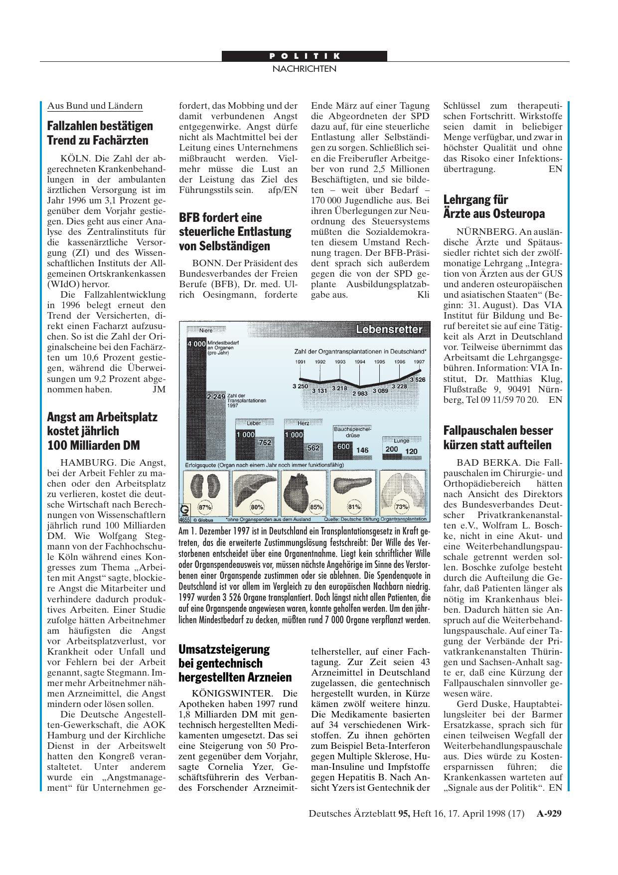 Vorschauseite 1: BFB fordert eine steuerliche Entlastung von Selbständigen