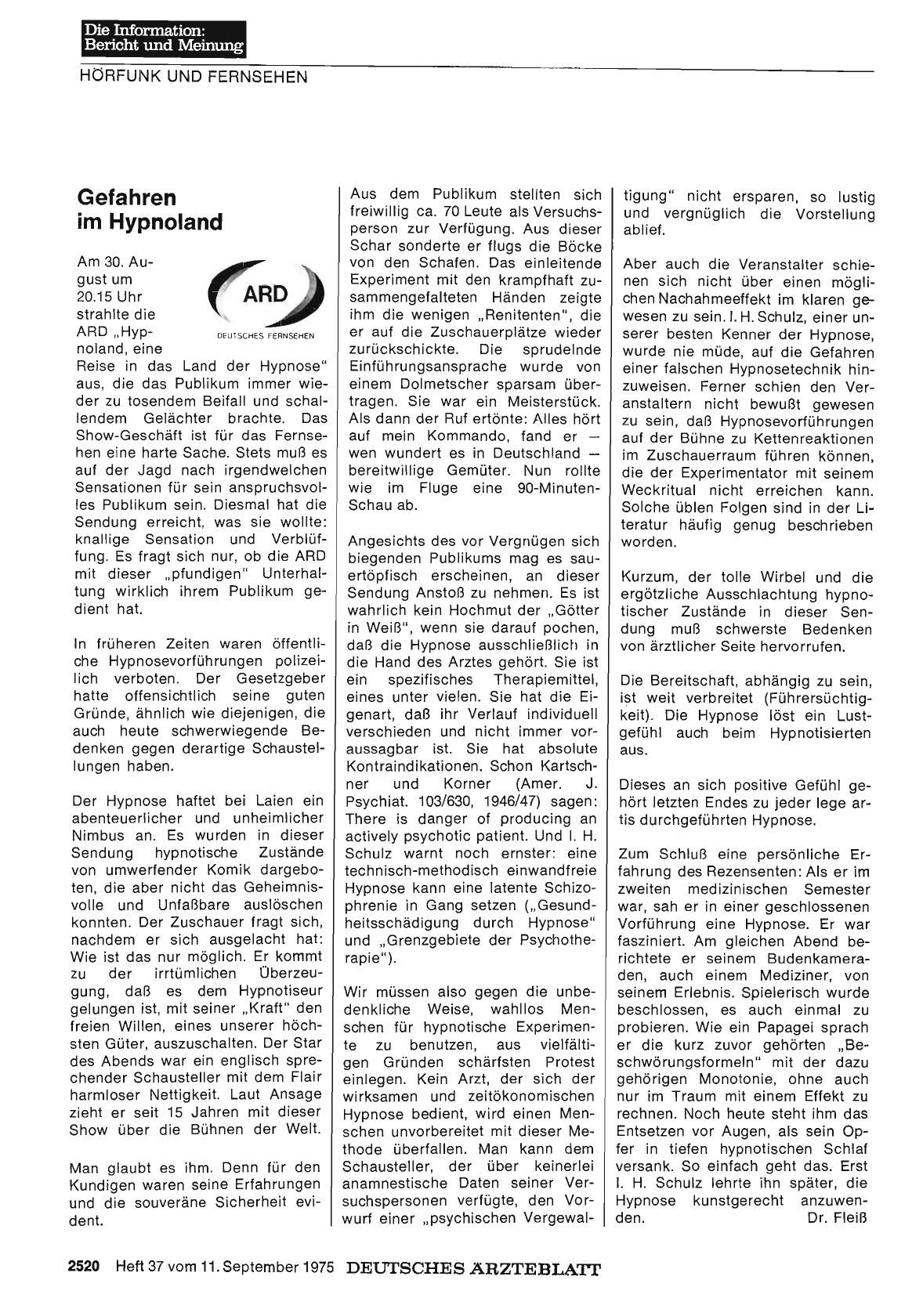 Vorschauseite 1: Gefahren im Hypnoland