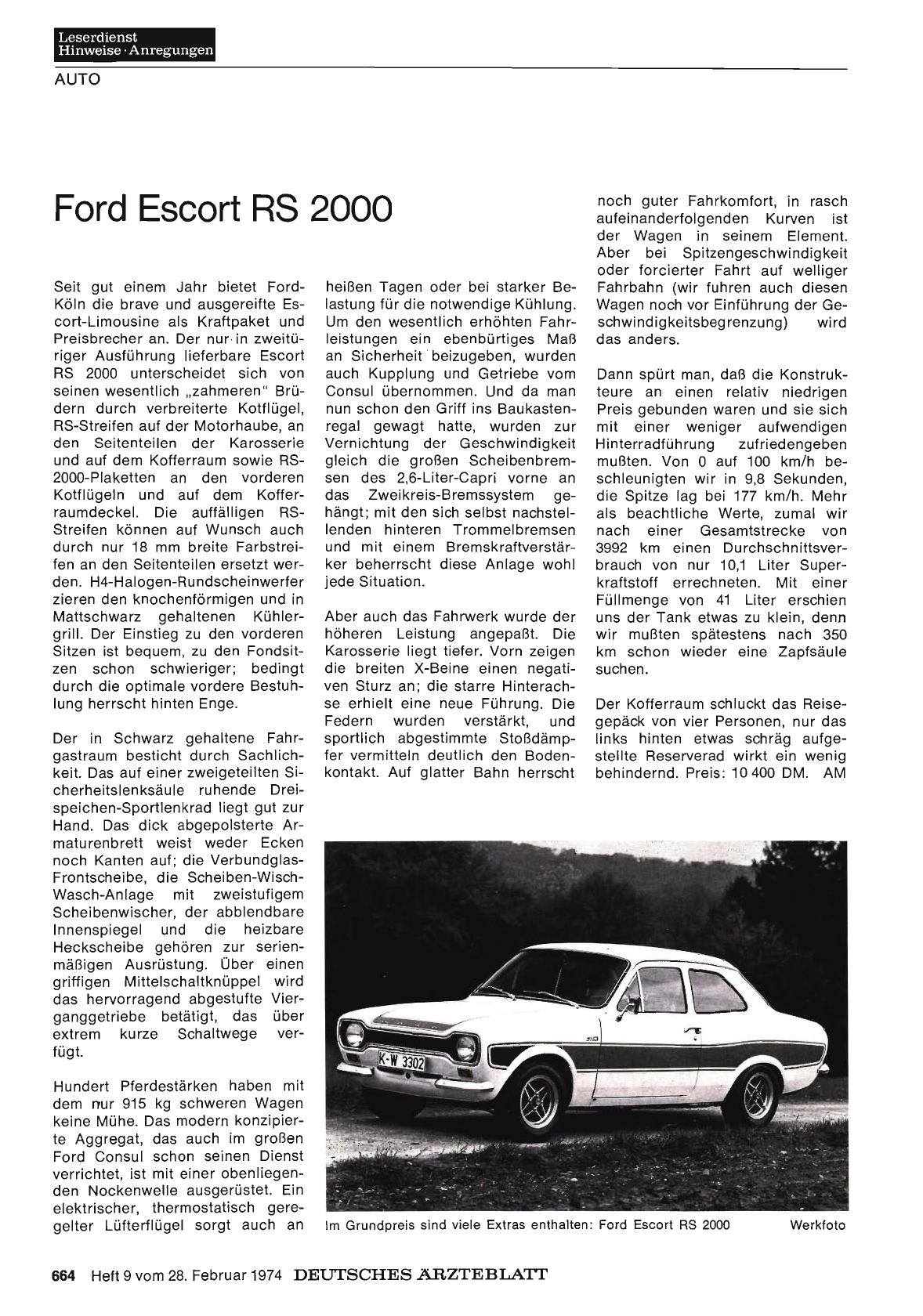 Vorschauseite 1: Ford Escort RS 2000