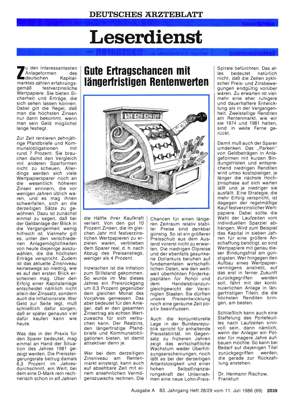 Vorschauseite 1: Gute Ertragschancen mit längerfristigen Rentenwerten