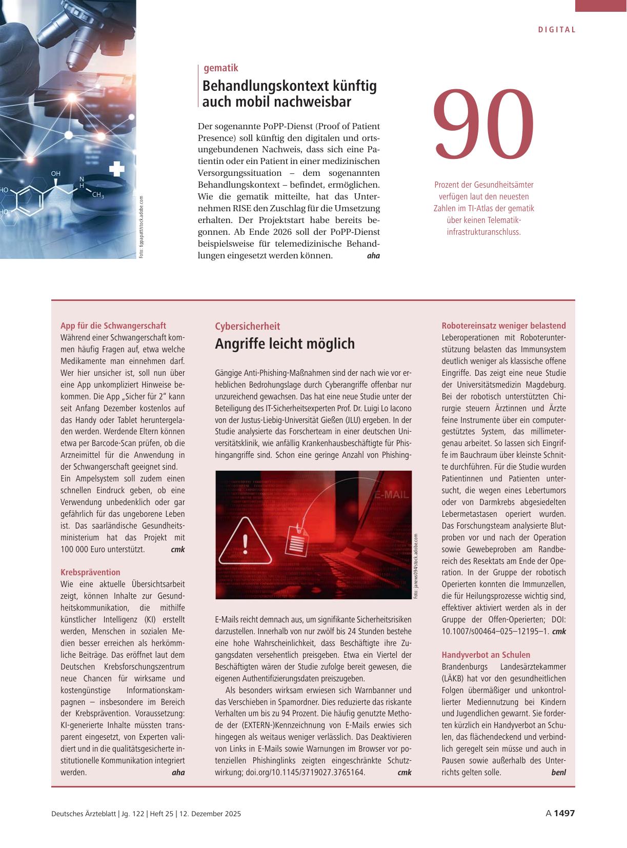 Vorschauseite 1: Cybersicherheit: Angriffe leicht möglich
